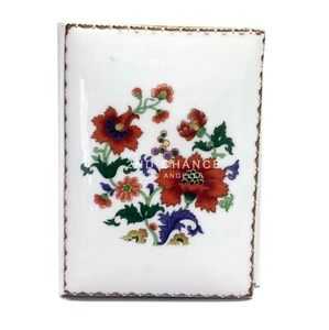 Libreta telefónica de direcciones con cubierta de porcelana flores de Francia de colección Rochard Limoges - Imagen 1 de 4