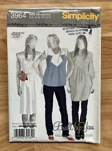 Simplicity Pattern 3964 BUILT BY WENDY Dress Tunic Top Sz 4 6 8 10 12 UNCUT - Picture 1 of 2