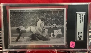 1936 REEMSTA OLYMPIA JESSE OWENS RC SGC 1.5🔥🔥 Low Pop! - Picture 1 of 2