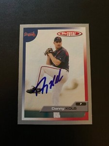 Danny Kolb Signed 2005 Topps Total Silver #218 Card Atlanta Braves Autograph COA