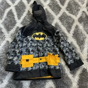 Western Chief Batman Rain Coat Jacket Youth Sz 6 Great Condition - Picture 1 of 4