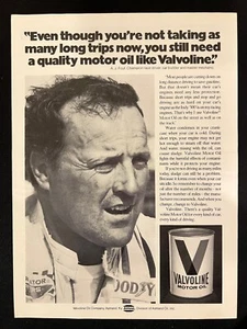 1974 AJ Foyt Valvoline Oil  Vintage 8.5 x 11 ad ready to display - Picture 1 of 1