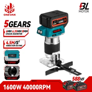 Fresadora de Madera Enrutador de Madera Compacto con Bases 720W - Imagen 1 de 20