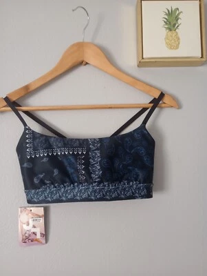  JoyLab Sports Bra Spandex  XS Front Athletic Top Mid coverage Blue  Atletic  - Image 1 of 4