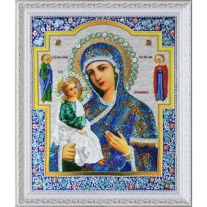 Perlen Stickset Ikone Jungfrau Maria Mutter Gottes Perlen nähen DIY - Bild 1 von 4