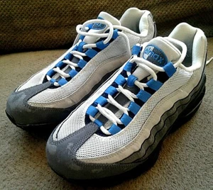 Tenis para correr Nike Air Max '95 gris oscuro azul gris 307565-040 talla 4,5 años - Imagen 1 de 5