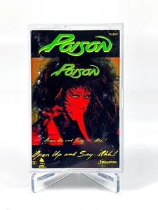 POISON Cassette Open Up And Say Ahh Cassette Tape Album 1988 Metal - Picture 1 of 5
