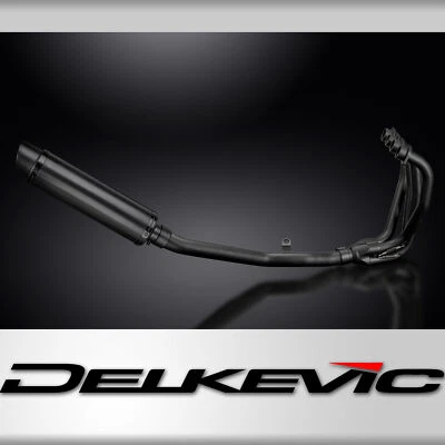 Silenciador redondo Kawasaki ZRX1100 ZRX1200 97-04 escape completo cerámica acero inoxidable 14" Foto 1 de 4