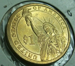 2010 P MILLARD FILLMORE 13TH PRESIDENT DOLLAR MISALIGNED DIE REVERSE ERROR - Picture 1 of 6