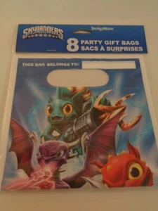 SKYLANDERS 1 PACK OF 8 TREAT BAGS FOR PARTY FAVORS, NEW, - Picture 1 of 1