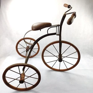 Antique Metal Tricycle/Original Iron Frame /Photography Props/Movie Set Design - Picture 1 of 22