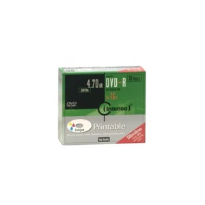 Intenso DVD-R 4,7GB 10er Slimcase Printable Rohlinge - Bild 1 von 1