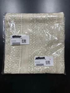 Pair Restoration Hardware Sevilla Sketch Dot Sand Beige Pillow Covers Linen - Picture 1 of 8