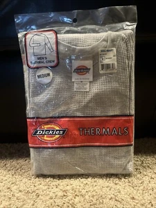 Vintage Dickies Men’s Thermal Long Sleeve Medium Gray In Original Package - Picture 1 of 9