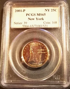 2001 P Quater PCGS MS65 - Picture 1 of 2