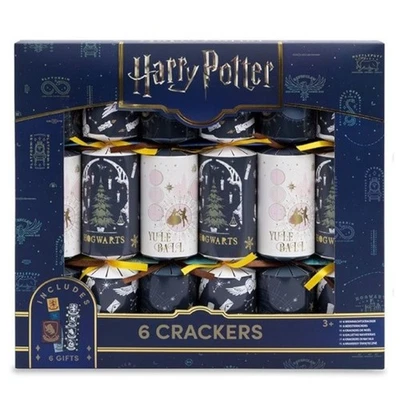 6 x Christmas Crackers Harry Potter Hogwarts Wizard Theme Dinner Party Table