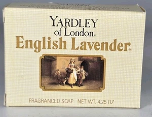 VINTAGE NEW IN BOX🪻Yardley of London English Lavender Soap 1979 Imprinted Oval - Picture 1 of 4