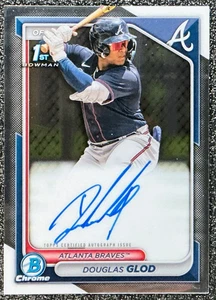 Autógrafo Douglas Glod 2024 Bowman cromo #CPA-DG cromo prospecto (RC, AU) - Imagen 1 de 2
