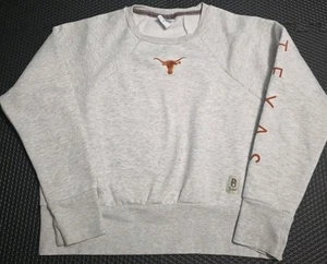 Texas Longhorns Pressbox Womens Gray L Sweater - Picture 1 of 11