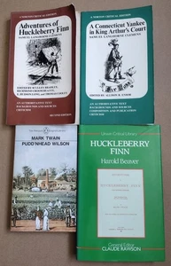 4x Mark Twain VGC Huckleberry Finn Literary Criticism American Studies Clemens - Picture 1 of 15