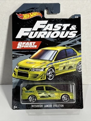 HOT WHEELS 2019 Fast & Furious Walmart Exclusive Mitsubishi Lancer Evolution - Image 1 of 2