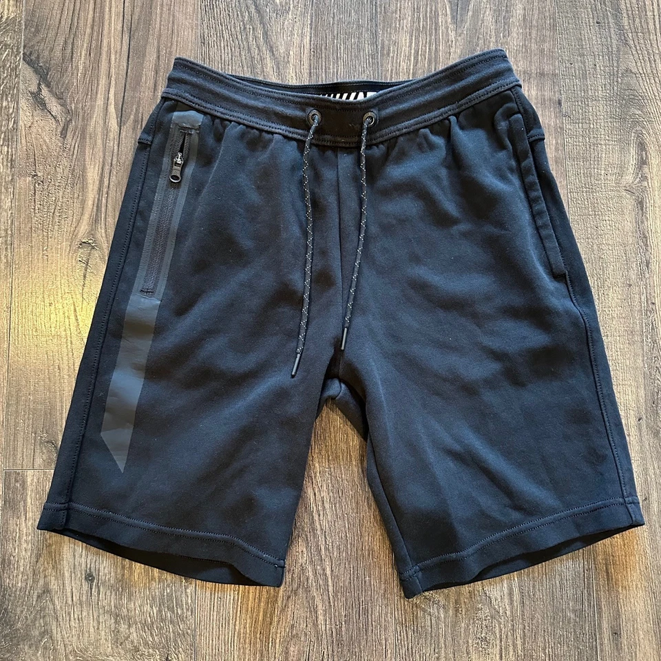 GUC American Eagle Men’s FLEX Sweat Pant Style Black Drawstring Shorts Size S - Image 1 of 4
