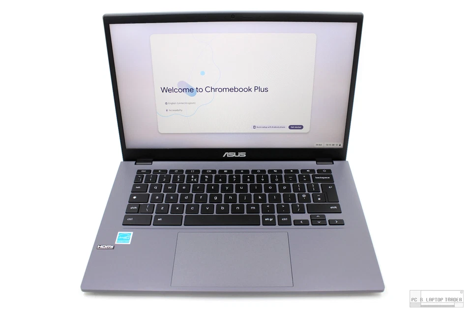 ASUS Chromebook Plus CX34 14" FHD Intel Core i3-1215U 8GB RAM 256GB UFS ChromeOS - Image 1 of 4
