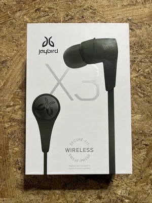 Jaybird X3 In-Ear Wireless Bluetooth Sports Headphones – Sweat Proof –Green - Image 1 of 4