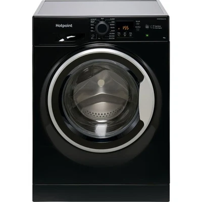Hotpoint NSWM 946 BS UK 9Kg Washing Machine Black 1400 RPM A Rated - Image 1 of 4