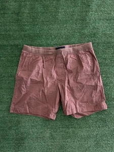 Abercrombie Fitch Court Shorts Mens Size XL Red Drawstring - Picture 1 of 3