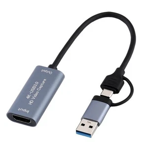 Videoaufnahmekarte 4K -Kompatibel zu USB Typ C für Gaming-Live-Streaming E1T3 - Afbeelding 1 van 6