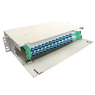 19 Inch 2U Optical fiber Distribution Frame rack ODF SC FC ST LC 24 Core ODU - Image 1 of 4