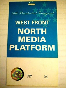 56° Pass Media Inaugurazione Presidenziale. Obama-Biden.  2009. - Foto 1 di 1