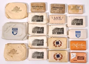 VINTAGE HOTEL SOAP COLLECTION 1940s CANADA RAILROAD WINNIPEG MINNESOTA MICHIGAN - Picture 1 of 3