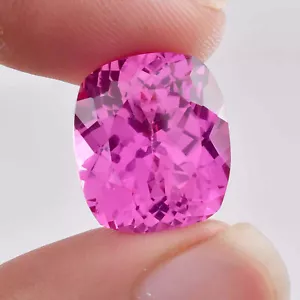 Makelloser 14 x 12 mm natürlicher königlicher rosa Ceylon-Saphir 10,60 ct (GIT-zertifiziert) - Bild 1 von 6