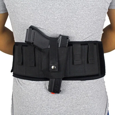 Tactical Concealed Carry Neoprene Belly Band Gun Holster with Magazine Pouch 45" - Image 1 of 4