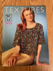Tahki Imports Ltd. TEXTURES Volume 1 Pattern Book - Picture 1 of 6