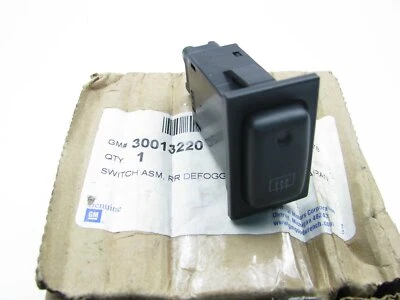 Nuevo interruptor descongelador de vidrio trasero genuino OEM para Geo Metro 30013220 1995-1997 Foto 1 de 4