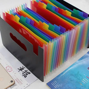 A5 Fächermappe mit 13/24 Fächern Dokumentenmappe Ordnungsmappe Sammel Organizer - Bild 1 von 10