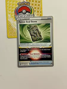 Forest Seal Stone 156/195 Pokemon World Championship Variant Silver Tempest C - Picture 1 of 2