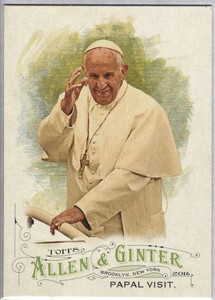 2016 Allen and Ginter #247 Papal Visit Pope Francis NM-MT 