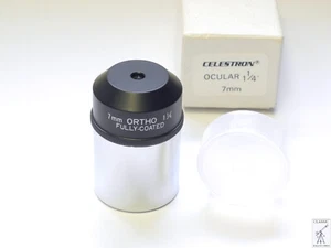 CELESTRON Eyepiece Ocular 7mm ORTHO 1 ¼" Volcano Top, Made by VIXEN in Japan - Bild 1 von 12