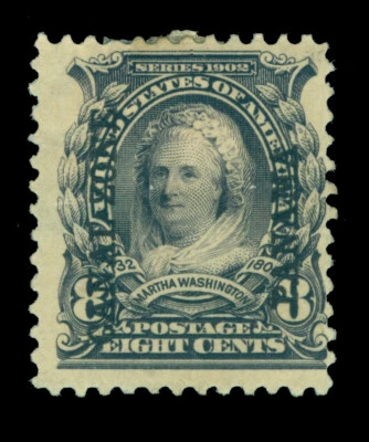 CANAL ZONE (US) 1904  2nd Issue - Martha Washington 8c violet  Scott # 7 mint MH - Image 1 of 2