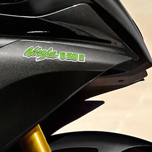 Par de calcomanías de carenado para motocicleta Kawasaki NINJA 650R 120 MM verde - Imagen 1 de 4