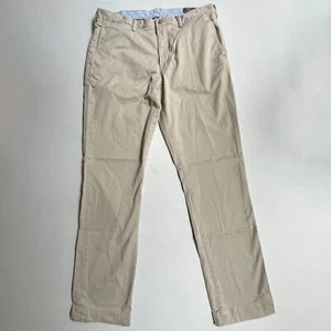 POLO RALPH LAUREN Pants The Polo Chino Mens 36x34 Stretch Tan Khaki Straight Fit - Picture 1 of 8