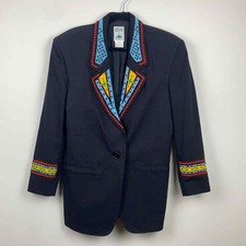 Hairston Roberson Beaded Southwestern Blazer