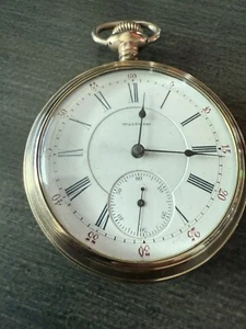 1900 Waltham Vanguard Model 1892 - 21 Jewels 18 Size - 10K Gold Filled - Works - Picture 1 of 8