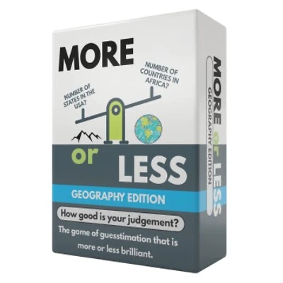 More or Les Geography Edition: How Good is Your Judgement? Brand New  - Image 1 of 4