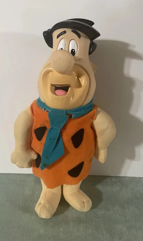 Fred Flintstone Plush Doll Vinyl Head 1994 Vintage Cover