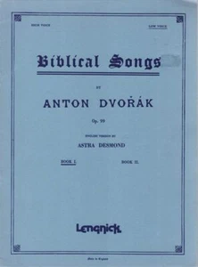 ANTON DVORAK  [ENGLISH VERSION BY ASTRA DESMOND] Biblical Songs by Anton Dvorak - Picture 1 of 1